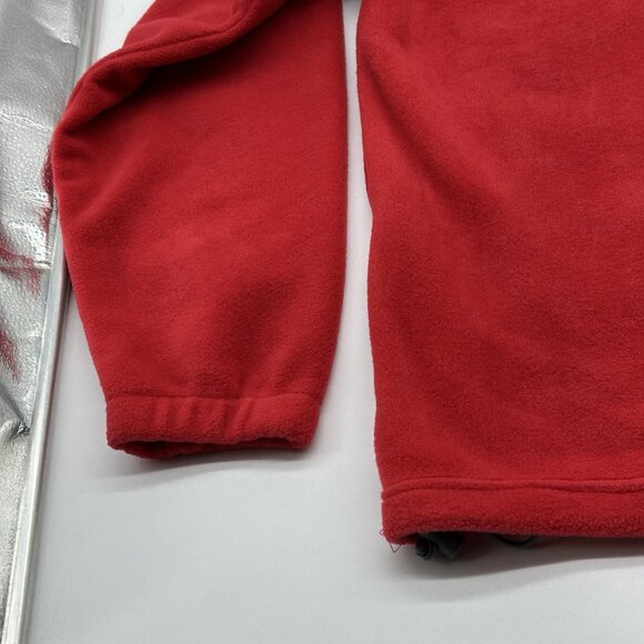 Columbia Men's Size XL Red Fleece & Gray Color-Block Pocket Full Zip Jacket NWT - Picture 10 of 11